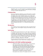 Preview for 5 page of Toshiba Portege 2010 User Manual