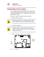 Preview for 40 page of Toshiba Portege 2010 User Manual