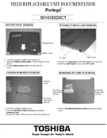 Предварительный просмотр 1 страницы Toshiba Portege 3010CT Replacement Instructions