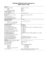 Preview for 2 page of Toshiba Portege 3010CT Specifications