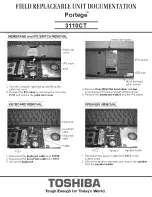 Preview for 2 page of Toshiba Portege 3110CT Replacement Instructions