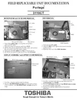 Preview for 3 page of Toshiba Portege 3110CT Replacement Instructions