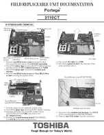 Preview for 4 page of Toshiba Portege 3110CT Replacement Instructions