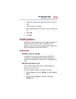 Предварительный просмотр 215 страницы Toshiba Portege 4000 User Manual