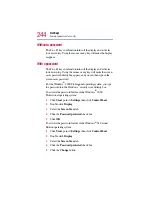 Предварительный просмотр 244 страницы Toshiba Portege 4000 User Manual