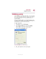 Preview for 45 page of Toshiba Portege 4005 User Manual