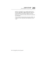 Preview for 239 page of Toshiba PORTEGE 650CT User Manual