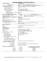 Preview for 1 page of Toshiba Portege 7010CT Specifications