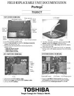 Preview for 3 page of Toshiba Portege 7020CT Replacement Instructions Manual