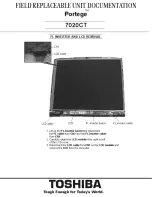 Preview for 6 page of Toshiba Portege 7020CT Replacement Instructions Manual