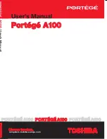 Preview for 1 page of Toshiba Portege A 100 User Manual