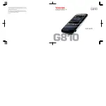 Toshiba PORTEGE G810 User Manual preview