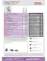 Preview for 2 page of Toshiba Portégé M400-3G Specifications