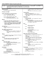 Toshiba Portege M400-S933 Specification Sheet preview