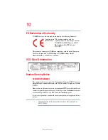 Предварительный просмотр 10 страницы Toshiba Portege M400 Series Portege M405 Series User Manual