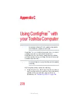 Предварительный просмотр 278 страницы Toshiba Portege M400 Series Portege M405 Series User Manual