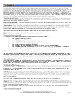 Preview for 4 page of Toshiba Portege M400-ST4001 Series Specifications