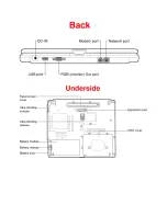 Preview for 8 page of Toshiba Portege M400-ST4001 Series Specifications