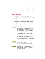 Preview for 39 page of Toshiba Portege M405 Series User Manual