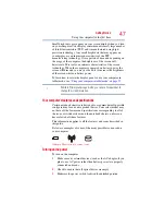 Preview for 47 page of Toshiba Portege M405 Series User Manual