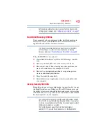 Preview for 49 page of Toshiba Portege M405 Series User Manual