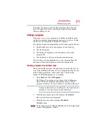 Preview for 81 page of Toshiba Portege M405 Series User Manual