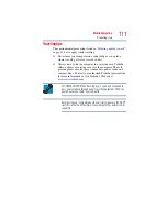 Preview for 111 page of Toshiba Portege M405 Series User Manual