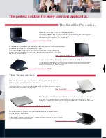 Preview for 4 page of Toshiba Portege R100 Brochure & Specs