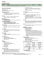 Toshiba Portege R100 Specification Sheet предпросмотр