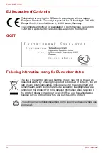 Preview for 4 page of Toshiba PORTEGE R500 Series User Manual