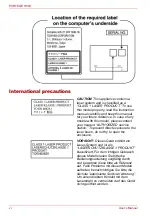 Preview for 6 page of Toshiba PORTEGE R500 Series User Manual