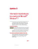 Preview for 227 page of Toshiba Portege R600 (Spanish) Manual Del Usuario