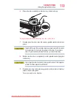 Предварительный просмотр 113 страницы Toshiba Portege R830 Series User Manual