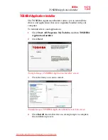 Предварительный просмотр 153 страницы Toshiba Portege R830 Series User Manual