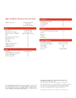 Preview for 2 page of Toshiba portege SD-4000 Specification Sheet