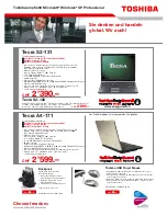 Preview for 9 page of Toshiba Portg R200 Owner'S Manual