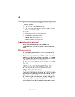 Preview for 4 page of Toshiba PQG20U-10K00E User Manual