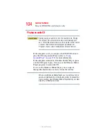 Preview for 104 page of Toshiba PQG20U-10K00E User Manual