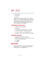 Preview for 244 page of Toshiba PQG20U-10K00E User Manual