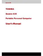 Toshiba PQG30 User Manual предпросмотр