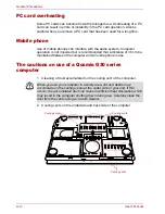 Предварительный просмотр 32 страницы Toshiba PQG30 User Manual