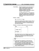 Предварительный просмотр 218 страницы Toshiba Programmable Controller PROSEC T3 User Manual