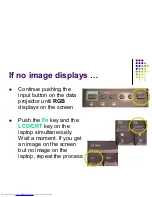 Preview for 4 page of Toshiba Projector-Laptop Setup Manual