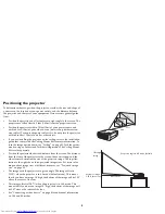 Предварительный просмотр 5 страницы Toshiba Projector Manual