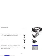 Предварительный просмотр 11 страницы Toshiba Projector Manual