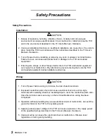 Предварительный просмотр 4 страницы Toshiba PROSEC T3H User Manual