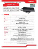 Toshiba PTM70U-00C007 Specifications preview