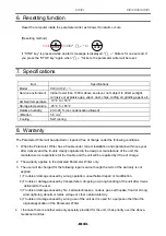 Preview for 15 page of Toshiba PWU001Z-1 Operation Manual