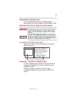 Предварительный просмотр 7 страницы Toshiba PX30 - A Series User Manual