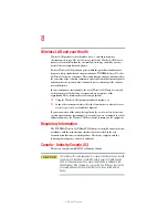 Preview for 8 page of Toshiba Qosmio F25 User Manual